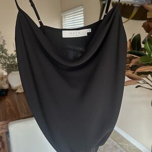 ASTR Elegant Black Cowl Neck Cami
